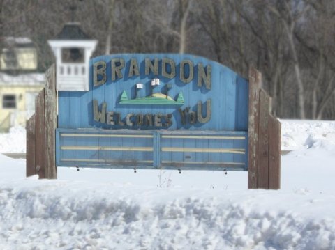 Brandon Wisconsin Welcome Sign