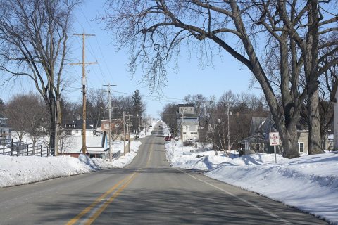 Fairwater Wisconsin Panorama Looking North WIS44