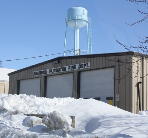 Fairwater Brandon Wisconsin Fire Station Water Tower
