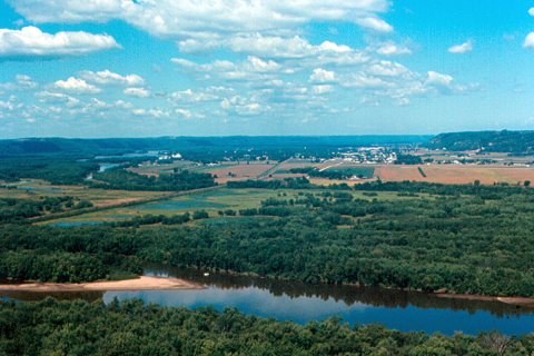 Prairie du Chien from Wyalusing State Park