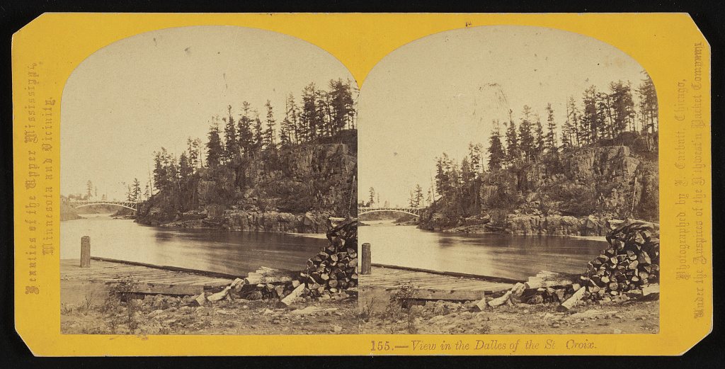 View in the Dalles of the St. Croix, , Polk County, Minnesota