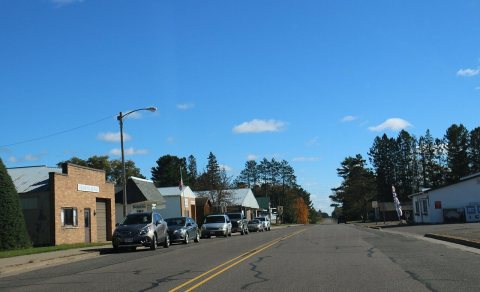 Exeland Wisconsin Downtown WIS48