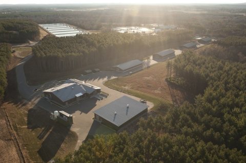Wild Rose Hatchery 2, Aerial