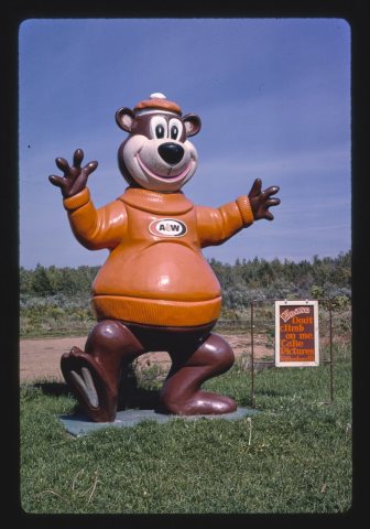 A & W Root Beer sign