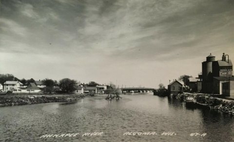 Algoma Wisconsin view from the river