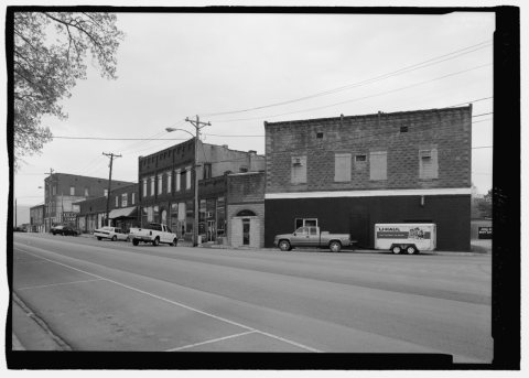 FROM R TO L JONES, SPILLER AND WORDS BUILDINGS. - Bridgeport Downtown