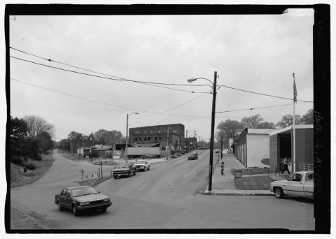 BOTTOM OF ALABAMA AVENUE LOOKING WEST. - Bridgeport Downtown