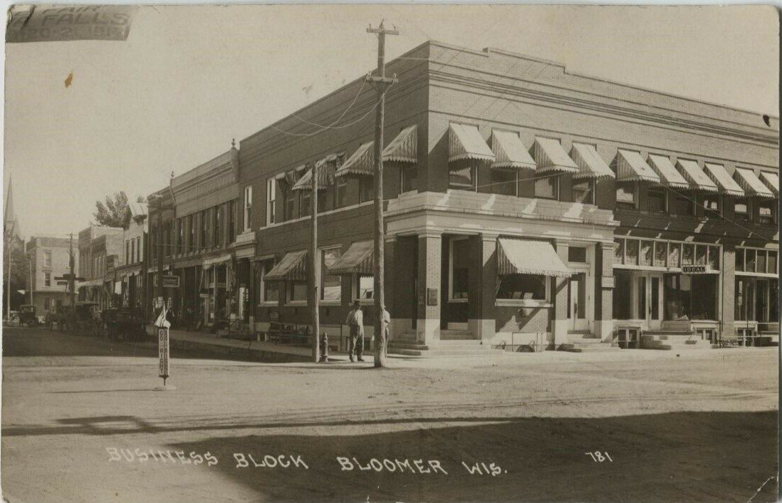 Bloomer Wisc - 1922