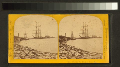 Peshtigo Cor. dock on Green Bay