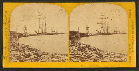 Peshtigo Cor. dock on Green Bay