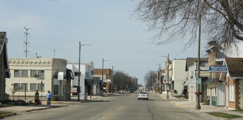 Brillion Wisconsin Downtown Looking North