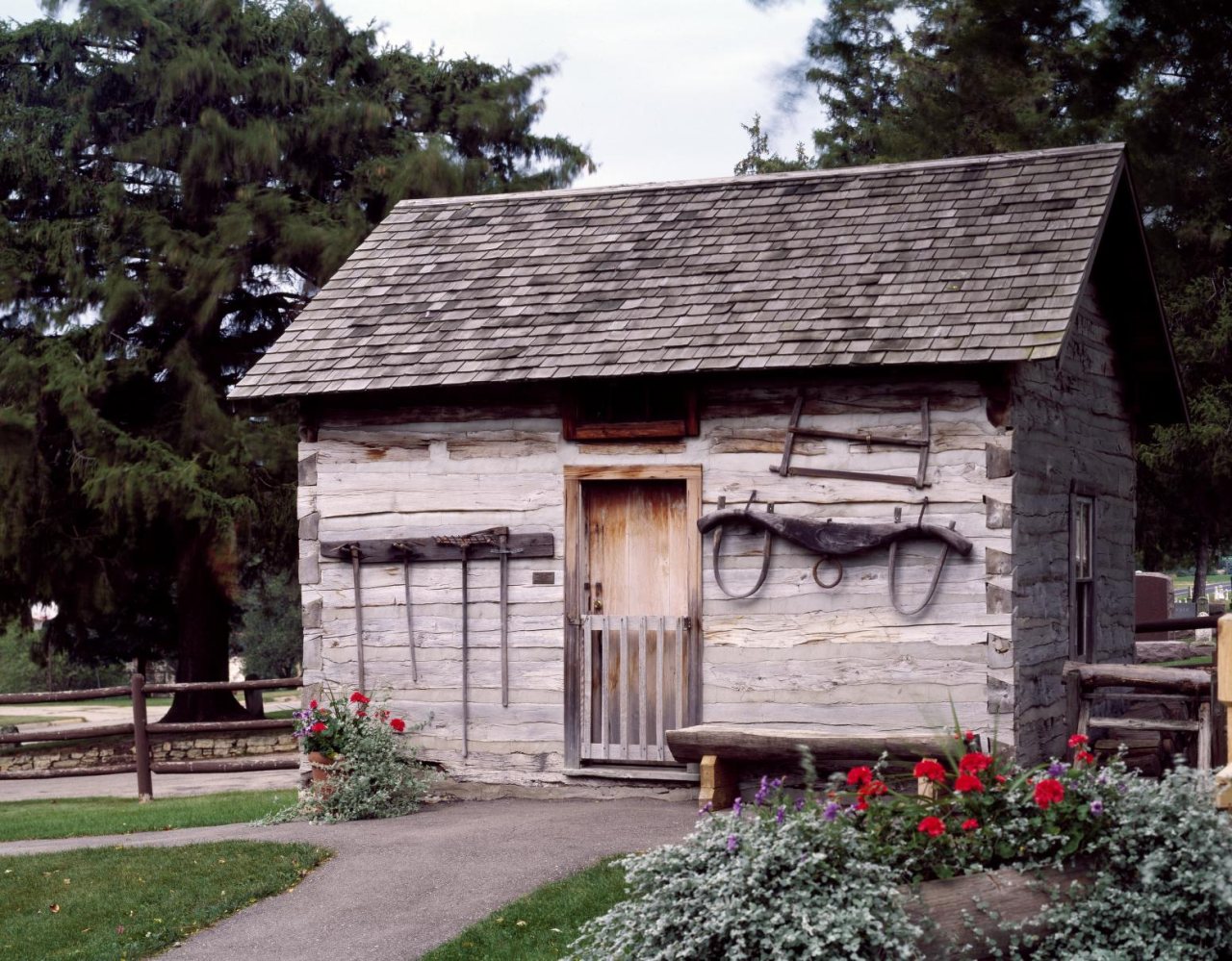 Swiss architecture such as this Swiss settler's cabin abounds