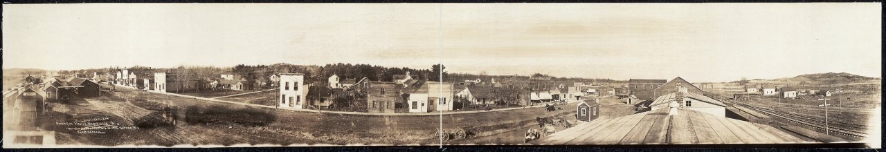 Bird's eye view of Boyceville, Wis