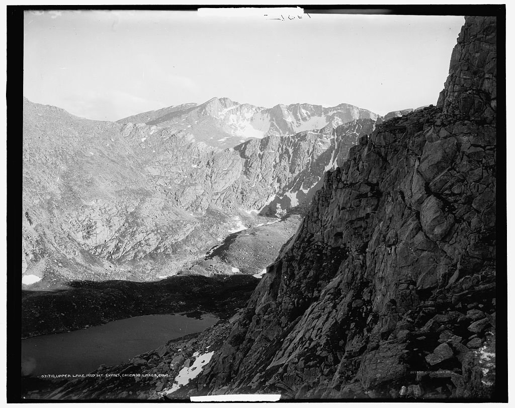 Upper lake and Mt. Evans, Chicago Lakes, Colo