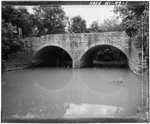 GENERAL VIEW OF BRIDGE, LOOKING SOUTH - Wrightstown Bridge, Spanning East River, on Mallard Road