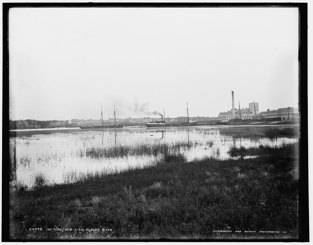 De Pere, Wis., view across river