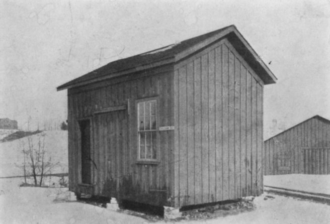 First electric light plant at