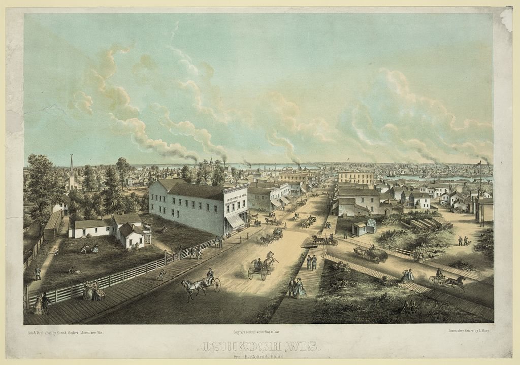 Oshkosh, Wis. From H.L. Cottrill's Block /