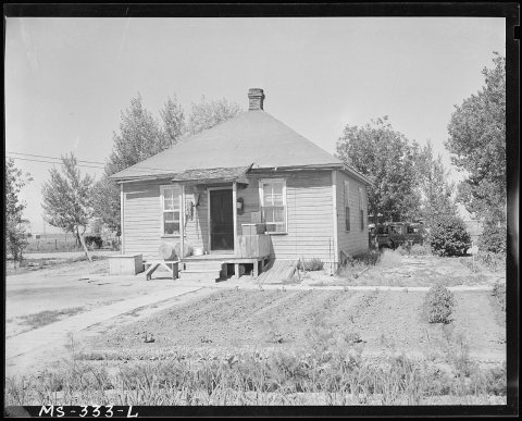 Home of miner. Puritan Camp, Erie, Colorado