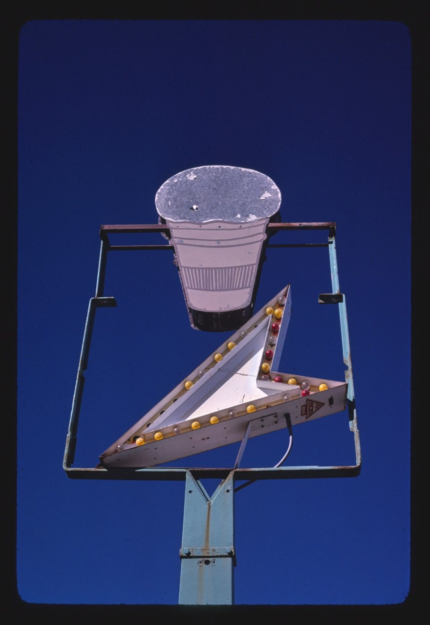 BJ Drive-In ice cream sign, Route 789