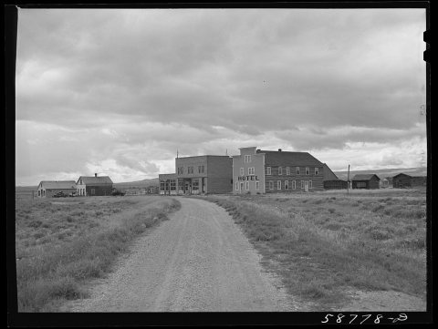 Ghost town near Big Piney, Wyoming