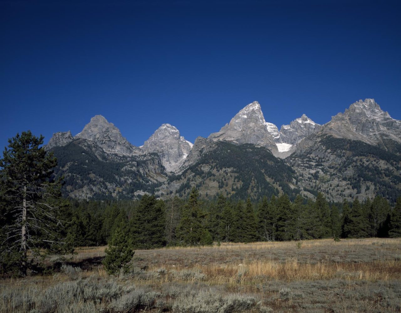 Craggy peaks of Grand Teton National Park