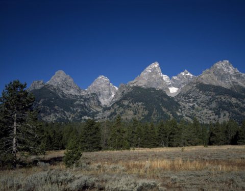 Craggy peaks of Grand Teton National Park