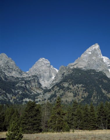 Craggy peaks of Grand Teton National Park