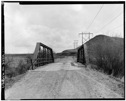 VIEW FROM SOUTH TOWARD NORTH PORTAL - Peloux Bridge, Spanning Clear Creek on County Road No. 40