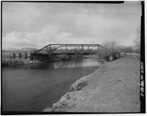 VIEW FROM WEST TOWARD EAST WEB - Peloux Bridge, Spanning Clear Creek on County Road No. 40