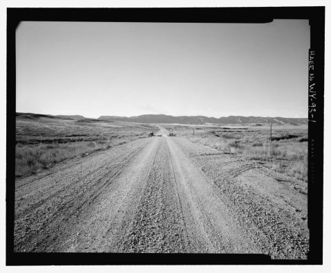 Along Middle Fork Road toward North Fork of the Crazy Woman Creek Bridge, view to west - North Fork of Crazy Woman Cree…