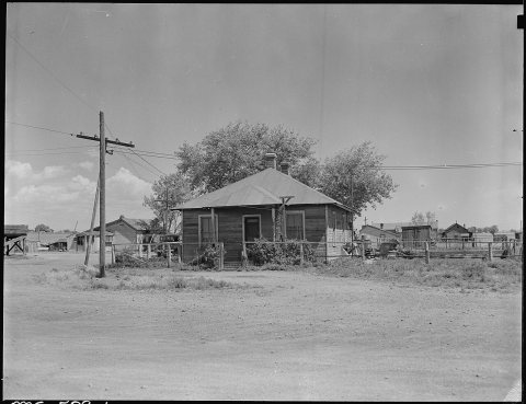 Part of company housing project. National Fuel Company, Monarch Mine, Broomfield, Boulder County, Colorado
