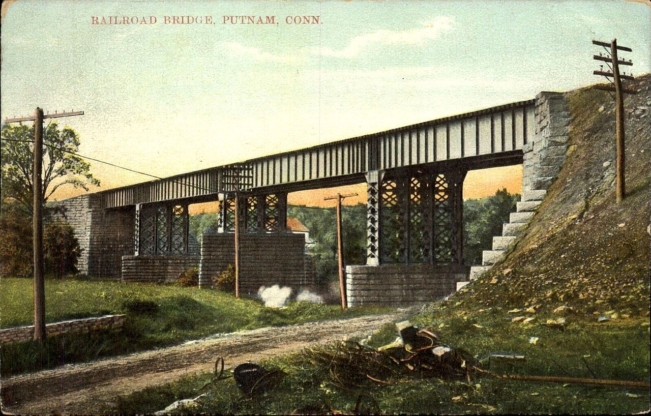 Air Line bridge at Putnam postcard