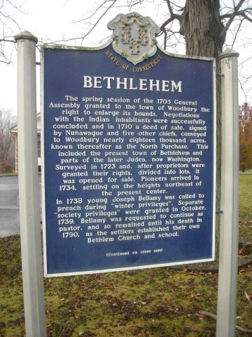Connecticut Town History Sign