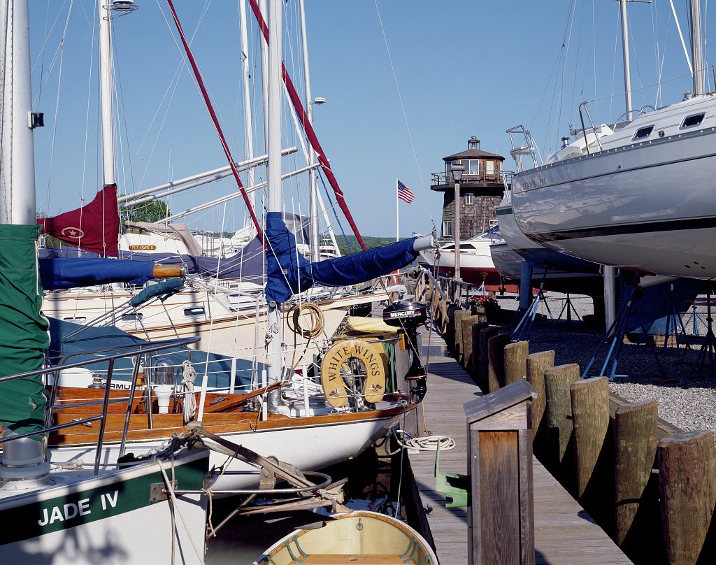 Busy marina