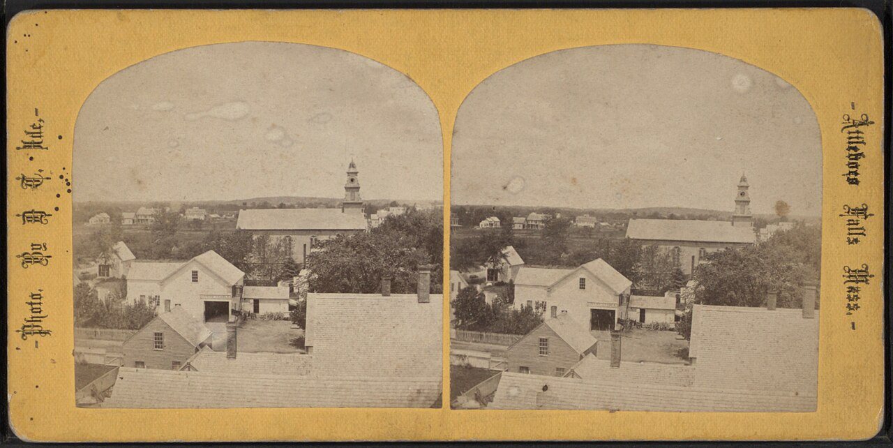 Mansfield Center.Alternate Title: General view of Mansfield Center
