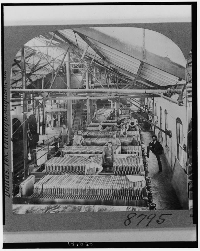 Where sugar is made from beets, filter presses