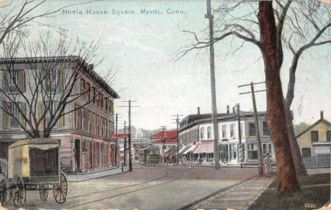Hoxie House Square 1907 postcard