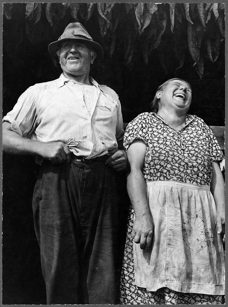 Mr. and Mrs. Andrew Lyman, Polish tobacco farmers near