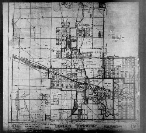 1940 Census Enumeration District Maps - Illinois - Cook County - Leyden - ED 16-232 - ED 16-250