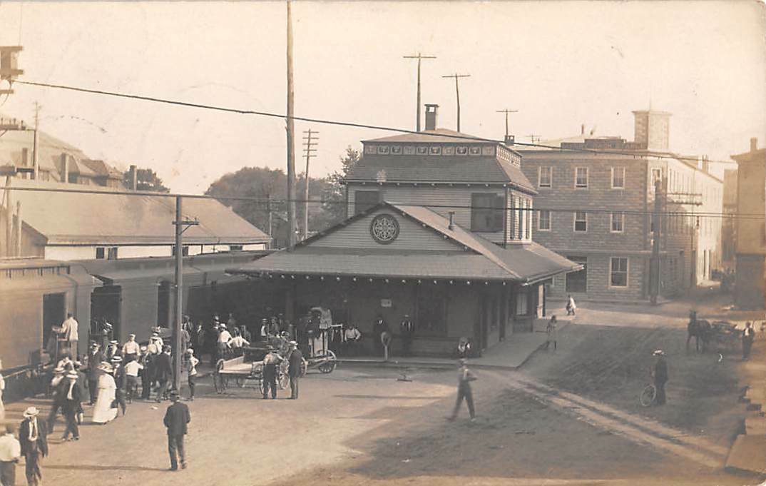 Danielson station 1911 postcard