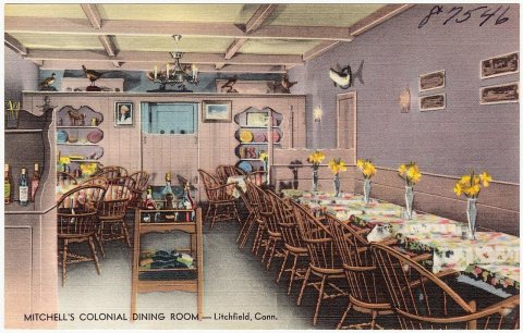 Mitchell's Colonial Dining Room--Litchfield, Conn (87546)