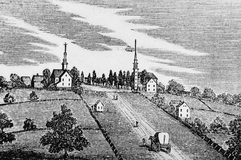 Newtown circa 1800