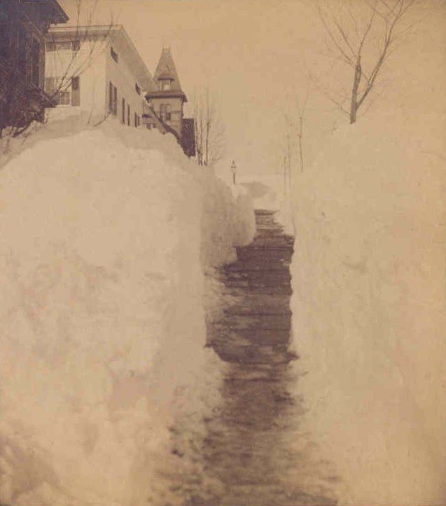 StereoviewNewBritainCTGrandStMar131888BlizzardFWAllderige