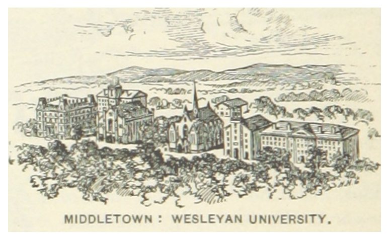 US-CT(1891) p128 MIDDLETOWN, WESLAYAN UNIVERSITY