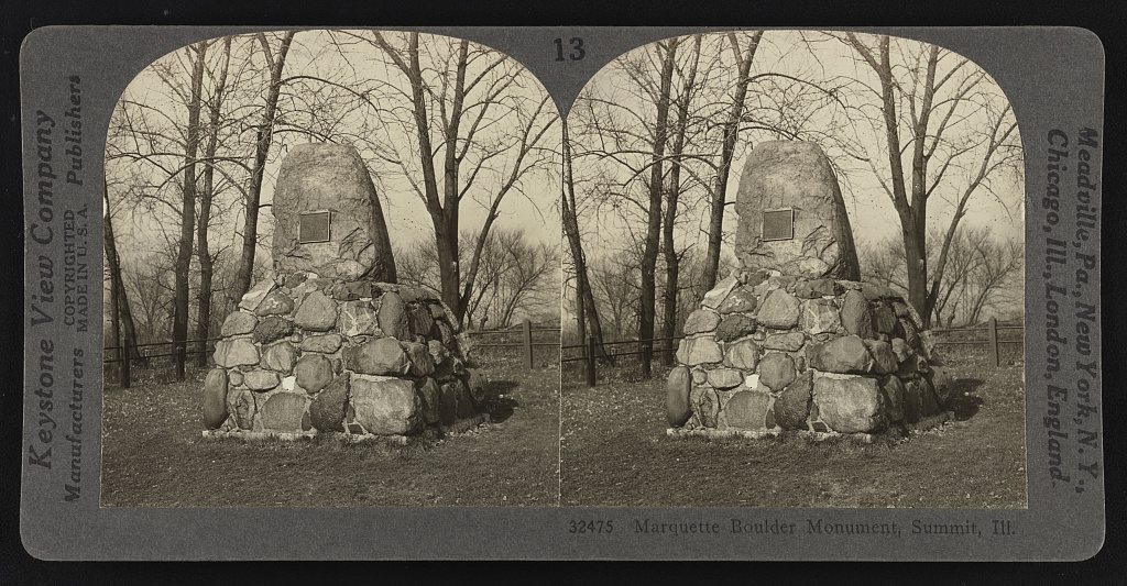 Marquette Boulder Monument