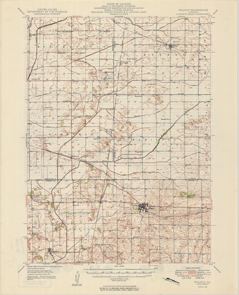 Walnut quadrangle, Illinois : 15 minute series