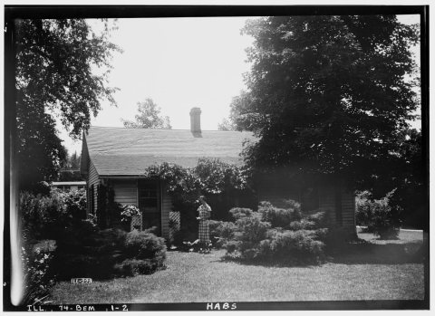 HISTORIC AMERICAN BUILDINGS SURVEY E.E. LUNDEEN, PHOTOGRAPHER JULY 10,1935. VIEW FROM NORTHEAST - Bryant House, 116 Wil…