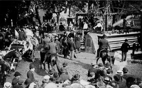 The Lincoln–Douglas debates of 1858 - THE DEDICATION OF THE FREEPORT MARKER, 1903