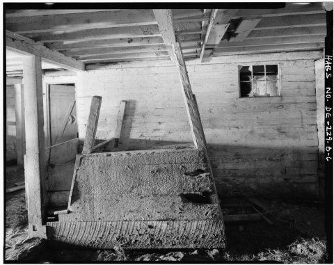 GROUND LEVEL STALL - Woodlawn, Barn, Saint Georges Hundred, County Route 429, East of Route 428, Odessa, New Castle Cou…